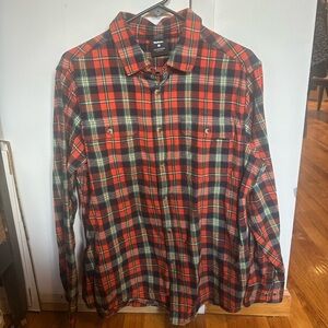 Teton Gravity Research Flannel, Size L, EUC